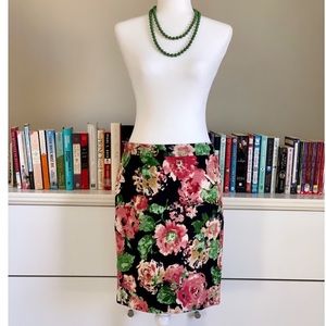 |Talbots | Floral Pencil Skirt
